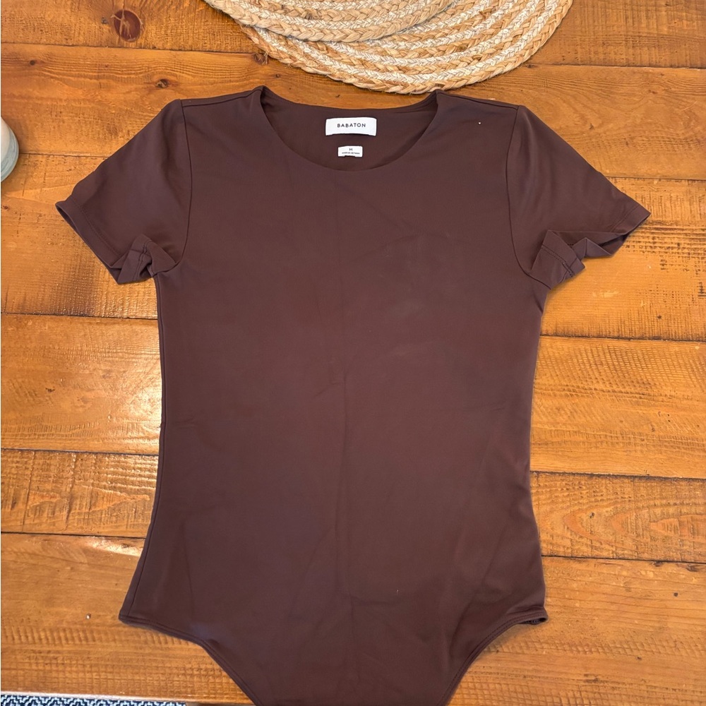 Aritzia Contour Brown Bodysuit